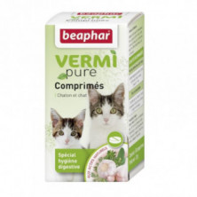 Vermipure Antiparasitarias Naturales Gato 50 Comprimidos Beaphar