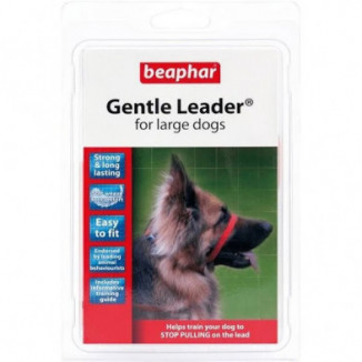 Collar Adiestramiento Para Perro Gentle Leader talla Grande Rojo Beaphar