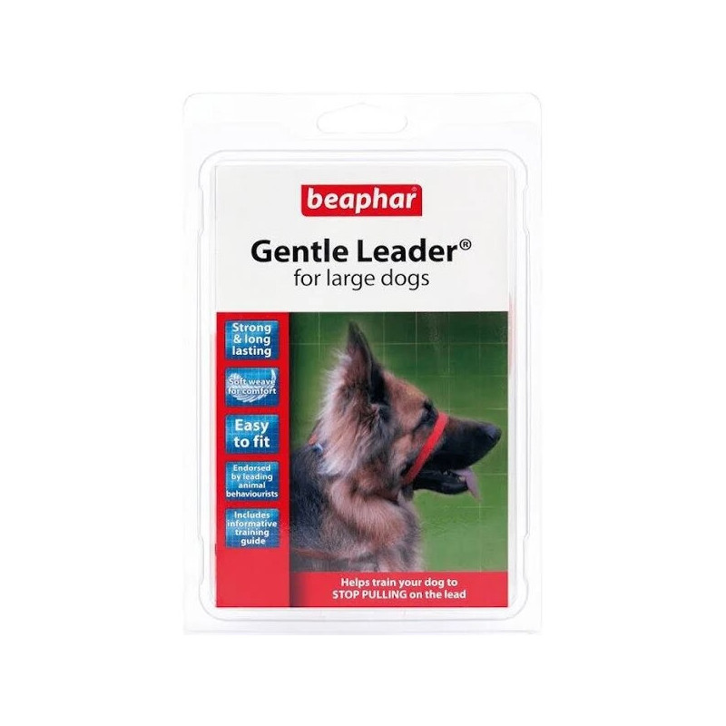 Collar Adiestramiento Para Perro Gentle Leader talla Grande Rojo Beaphar