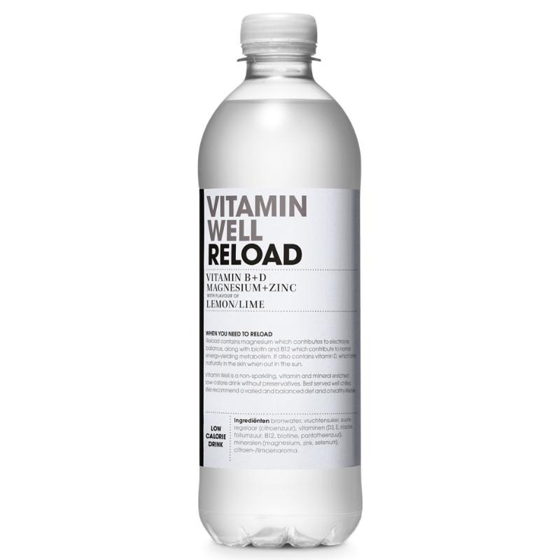 Bebida Recarga de Energía Sabor Lima/Limón 500 ml Vitamin Well