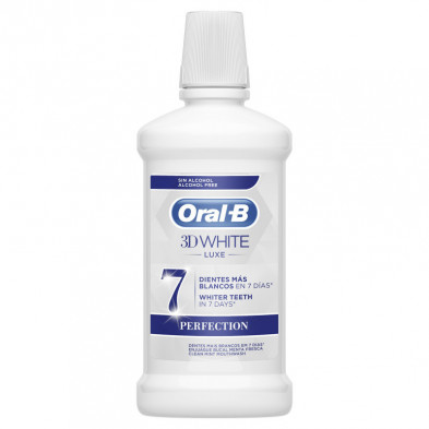 Oral-B Colutorio 3D White Luxe Brillo Seductor 500 ml