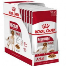 Comida Húmeda Para Perros Shn Medium Adult  Pouch 10 Unidades Royal Canin