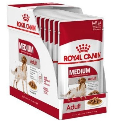 Comida Húmeda Para Perros Shn Medium Adult  Pouch 10 Unidades Royal Canin