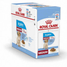 Comida Húmeda Para Perros Shn Medium Puppy Pouch 10 Unidades Royal Canin