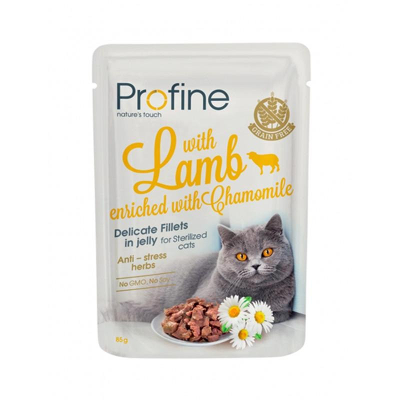 Snack Para Gatos Pouch De Cordero 24 X85 gr Profine