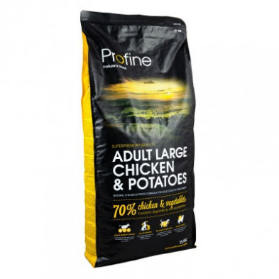 Pienso Para Perros Adultos Razas Grandes Pollo y Patata 15 Kg Profine