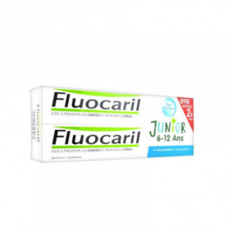 Fluocaril Junior Gel Sabor Bubble 6-12 Años 2x75 ml