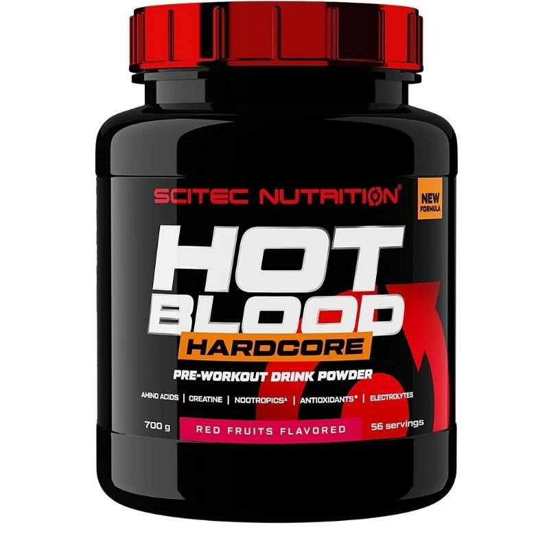 Hot Blood Hardcore Frutos Rojos 700 g Scitec Nutrition