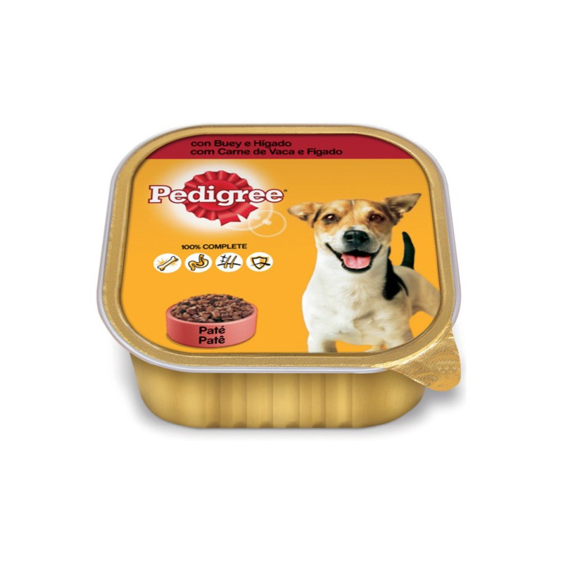 Comida Húmeda Para Perros Sabor Buey E Hígado 20 Unidades Pedigree