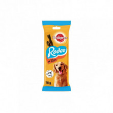 Snacks Para Perros Rodeo Sabor Buey 70 gr (20 Unidades) Pedigree