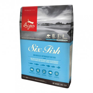 Comida Para Gatos Orijen Cat Six Fish 5,4 Kg Orijen