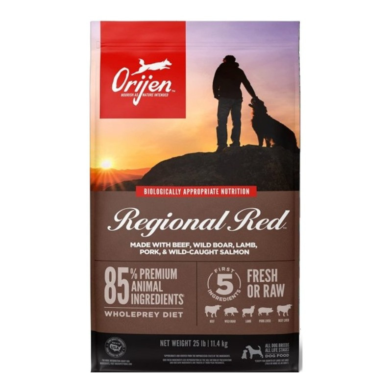 Comida Para Perros Orijen Regional Red 11 Kg Orijen