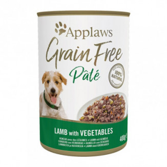 Lata De Paté Para Perros De Cordero Con Vegetales 400 gr x 6 Uds Applaws