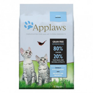 Comida Seca Para Gatos Jóvenes De Pollo 7,5 Kg Applaws