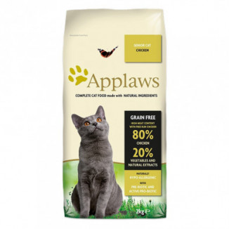 Comida Seca Para Gatos Senior De Pollo 2 Kg Applaws