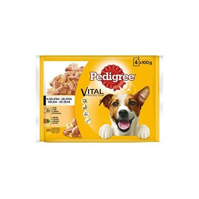 Pedigree Bolsitas 4 Pack Pollo Y Cordero 4 x100 Pedigree