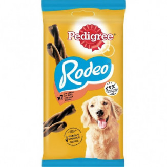 Snacks Para Perro Rodeo Buey 7 Tiras 122 gr 12 Unidades Pedigree