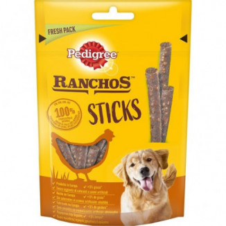 Barritas Ranchos Para Perros De Hígado 60 gr x 10 Unidades Pedigree