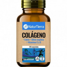 Colágeno Hidrolizado con Magnesio + Silicio Orgánico 180 Comprimidos NATURTIERRA