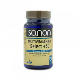 Multivitamínico Select +50 60 cápsulas Sanon