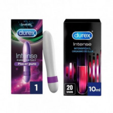 Pack Gel Intense Orgasmic + Vibrador Intense Orgasmic Pure Fansay Durex