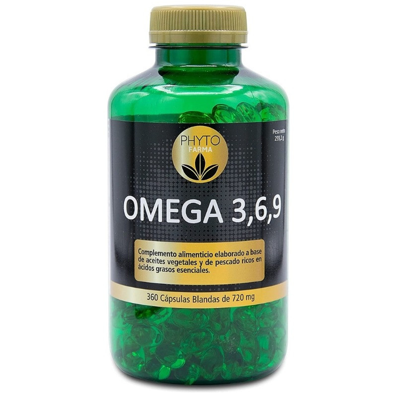 Omega 3, 6, 9 360 caps. blandas Phytofarma