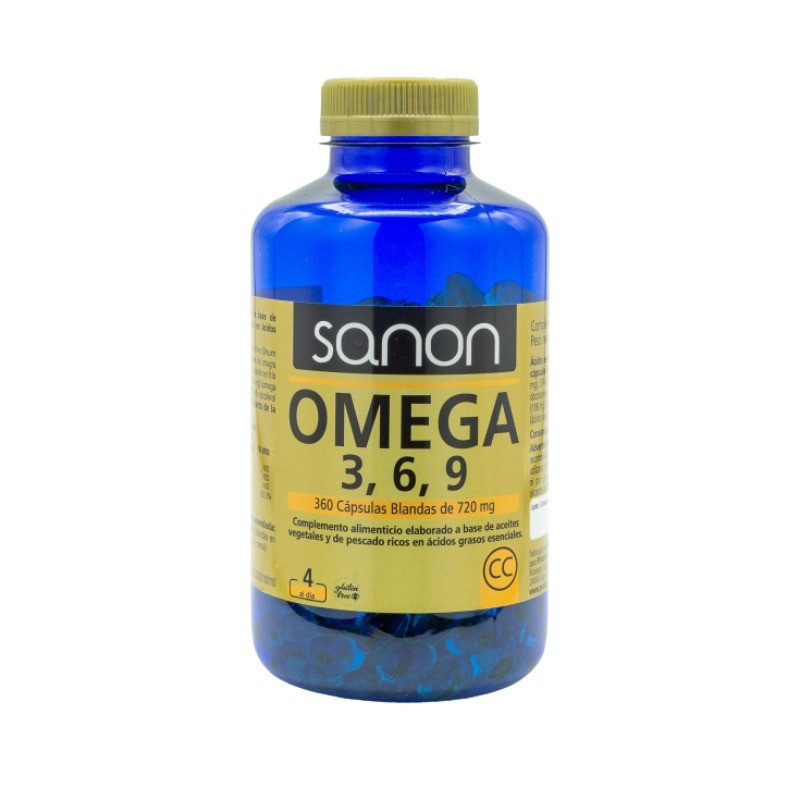 Omega 3,6,9,110 Cápsulas Blandas de 716,40 mg Sanon