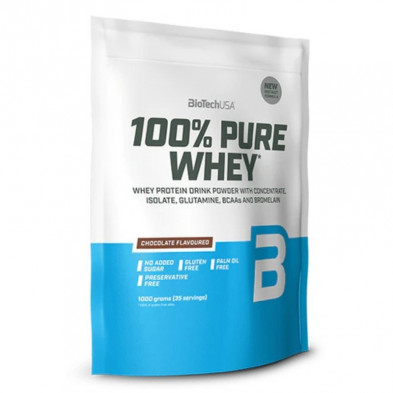 100% Pure Whey sabor Chocolate 1 kg BioTechUSA