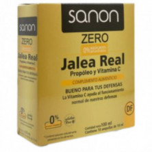 Jalea Real Propóleo y Vitamina C Zero 10 Ampollas Sanon