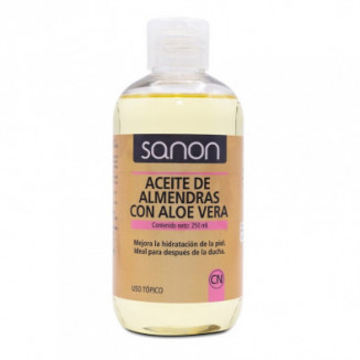 Aceite de Almendras con Aloe Vera 250ml Sanon