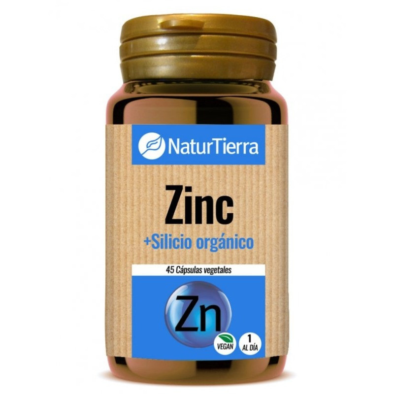 Zinc+Silicio Orgánico 45 cáp. Naturtierra