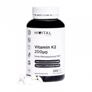 Vitamina K2 MK7 240 comprimidos Hivital