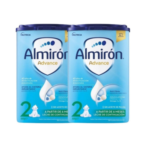 Almiron 2 Advance Leche De Continuación Duplo 2 X 800 Gr
