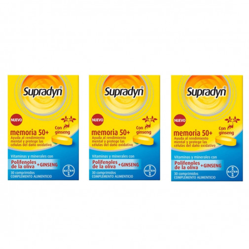 Supradyn Memory 50+ 90 Comprimidos