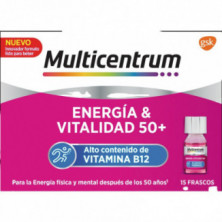 Multicentrum Energía y Vitalidad 50 + Complemento Alimenticio 15 frascos