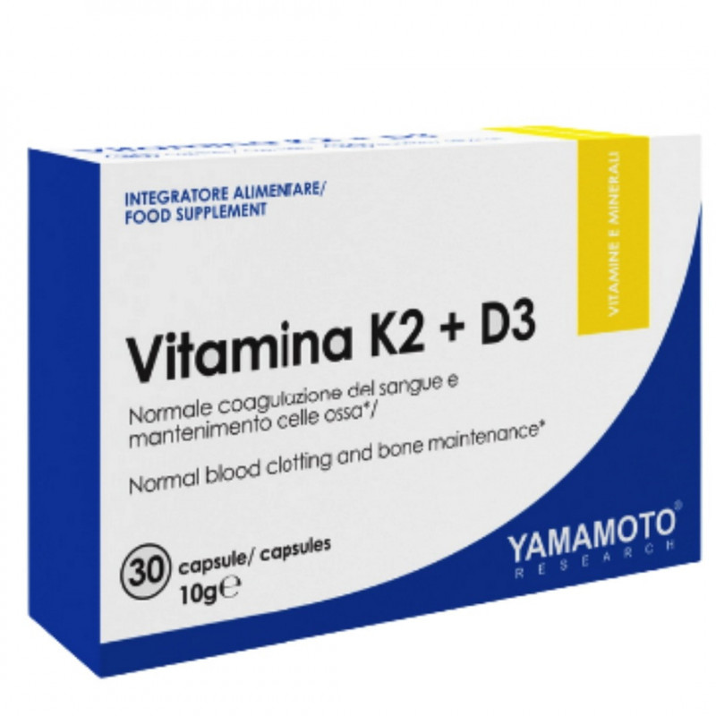 Vitamina K2 + D3 30 Caps. Yamamoto