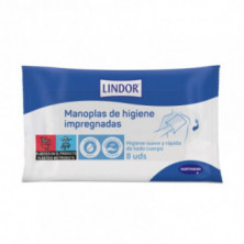 Manoplas Higiene 8 Uds. Lindor Skin