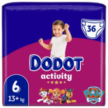 Dodot Activity Talla 6 36 uds