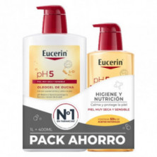 Oleogel de Ducha pH5 1l + 400ml Eucerin