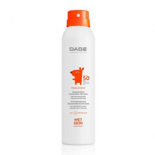 Aerosol Wet Skin Pediátrico Spf50  200Ml Babé