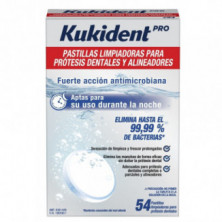 Pastillas Limpiadoras Para Prótesis Dentales  54 ct Kukident Pro