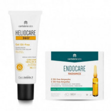 Heliocare Pack Gel Oil Free SPF50+ 50ml+Endocare Radiance C 4 Ampollas