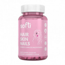 Hair, Skin, Nails Vitamins 60 Gummies Softu Wellness Gummies