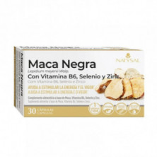 Maca Negra Vitamina B6 Selenio y Zinc 30 Cápsulas Natysa