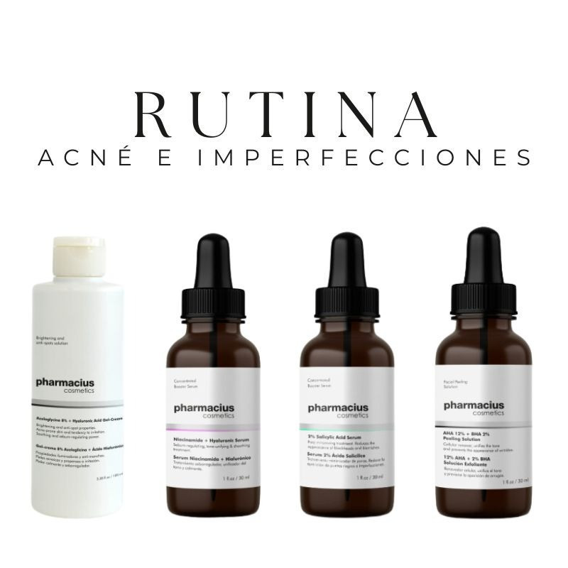 Rutina Acné e Imperfecciones Pharmacius Cosmetics