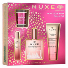 Coffret Nuxe Prodigieux Floral® | Coffret Fiesta Rosa 100ml+100ml+15ml+70g Nuxe