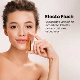 Ampollas Efecto Flash con Ácido Hialurónico + Pullulan 10x2 ml Pharmacius Cosmetics