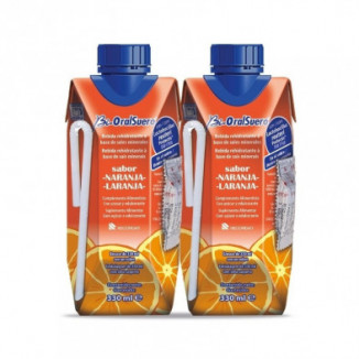 Casen Recordati Bi-Oralsuero Naranja 330 ml Pack de 2