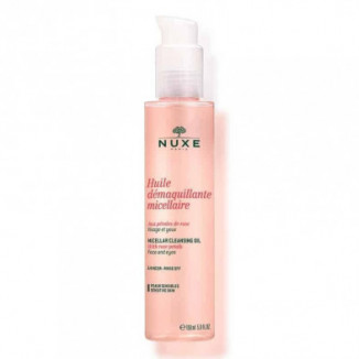 Nuxe Very Rose Aceite Desmaquillante Micelar con Pétalos de Rosa 150 ml