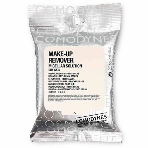 Comodynes Make Up Remover Micellar Solution Toallita Desmaquillante Piel Seca 20 Toallitas